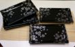 Black Cherry Blossom 5pc Plate Set