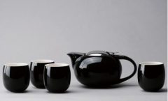 5pc Tea Set (Matt Black)